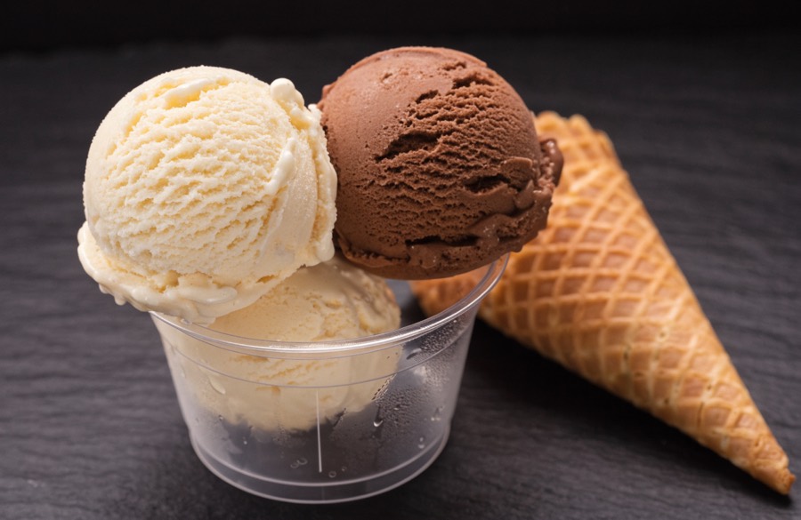 Placeholder photograph representing ice cream
