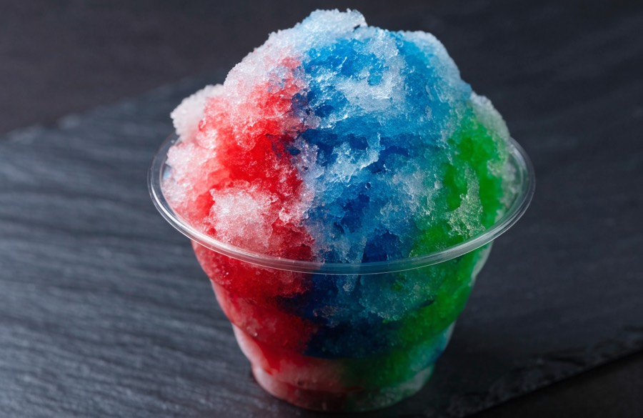 Placeholder photograph representing a shaved-ice raspa